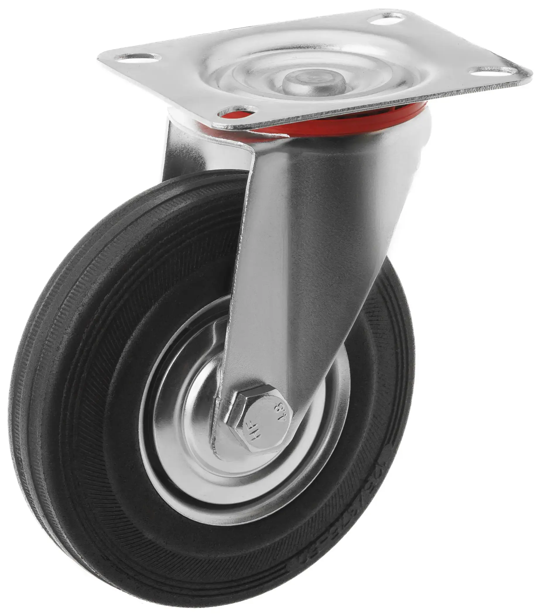 SC 55 - Промышленное колесо 125 мм (площадка, поворотн., черн. рез., роликоподш.)